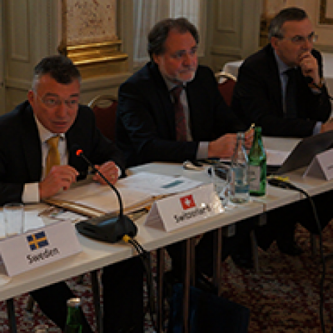 WENRA Bureau: Frederik Hassel, Vice Chair Sweden; Hans Wanner, Chair; Dieter Müller-Ecker, Technical Secretary; Antoni Gurgui, Vice Chair Spain&amp;nbsp; (©WENRA)