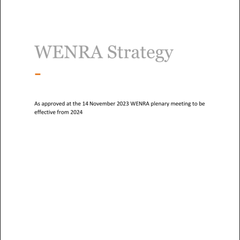 Cover WENRA Strategy