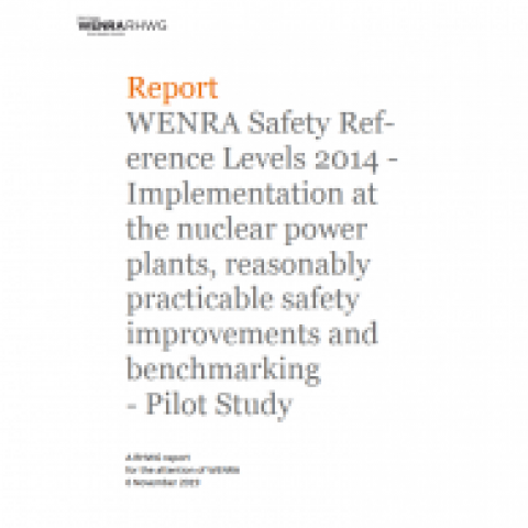 WENRA Safety Reference Levels 2014 - Implementation at the NPPS, reasonably practicable safety improvements Cover